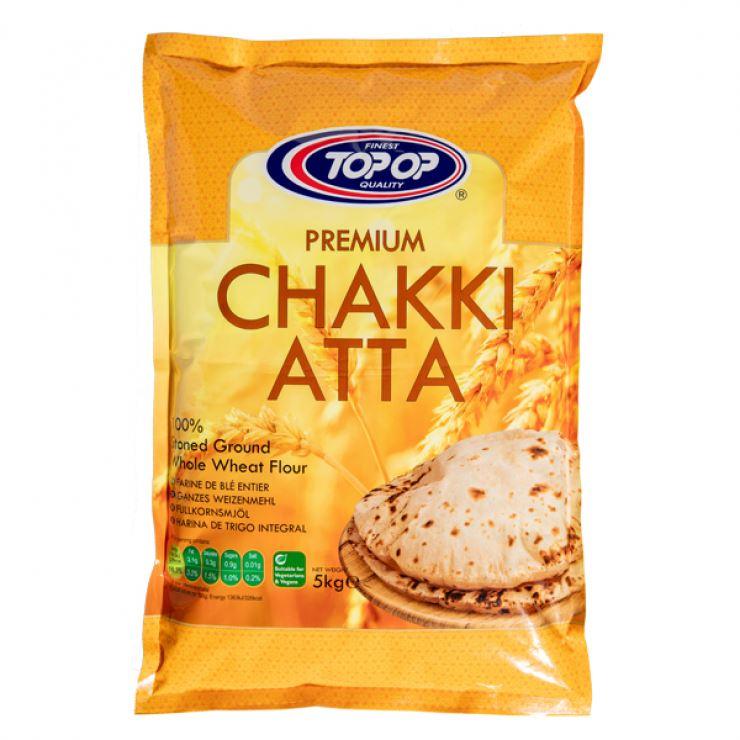 Top Op - Premium Chakki Flour - (100% stone ground whole wheat flour) - 5kg - Jalpur Millers Online