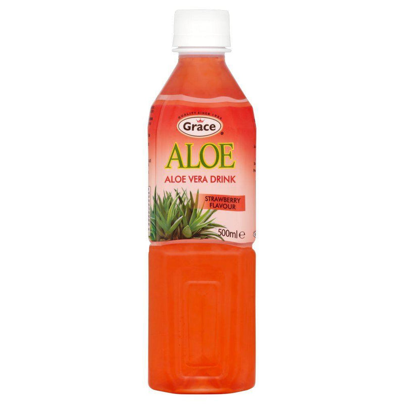Grace Aloe Vera & Strawberry Juice Drink - 500ml - Jalpur Millers Online