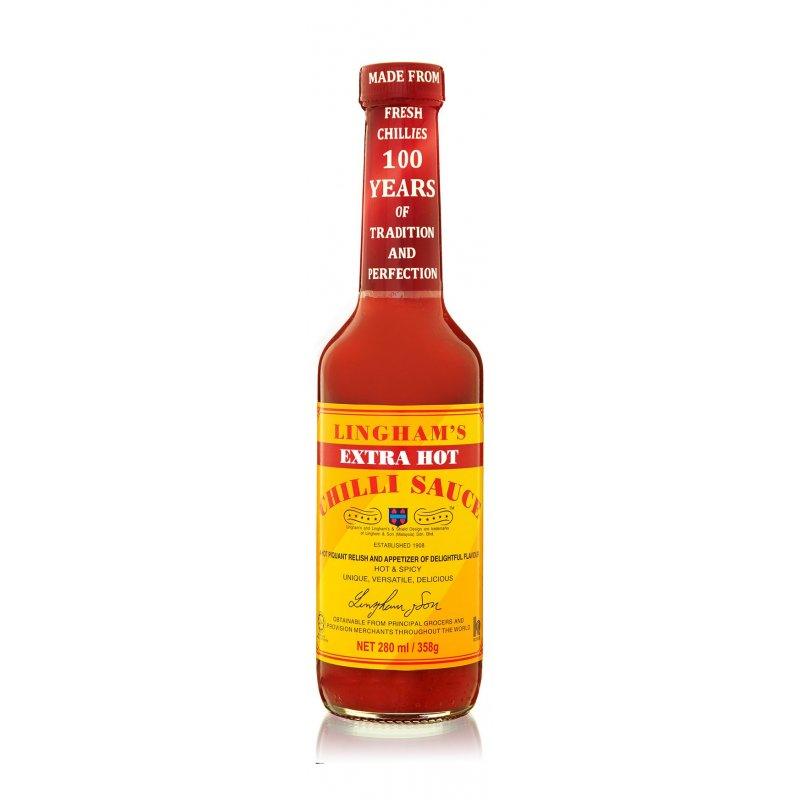 Lingham - Extra Hot Chilli Sauce 358g