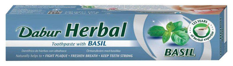 Dabur Herbal Toothpaste Basil - 100g - Jalpur Millers Online