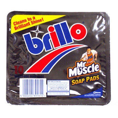 Brillo Soap Pads - (pack of 10's) - Single Pack - Jalpur Millers Online