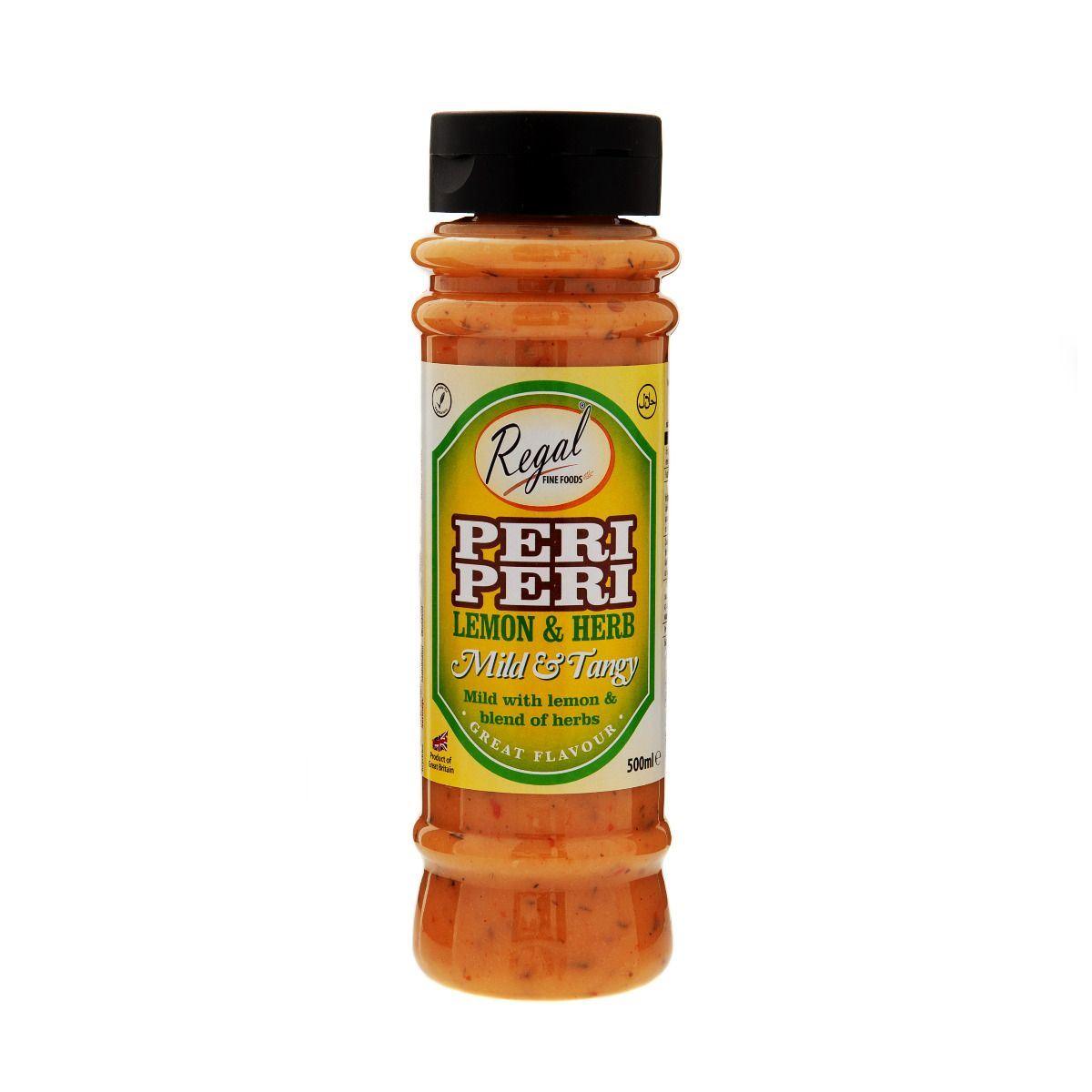Regal - Peri Peri Lemon & Herb Sauce - (mild and tangy) - 500ml - Jalpur Millers Online