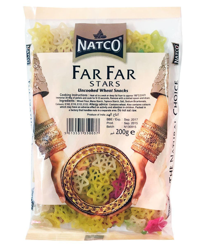 Natco - Far Far Stars (Uncooked Wheat Snacks) - 200g - Jalpur Millers Online