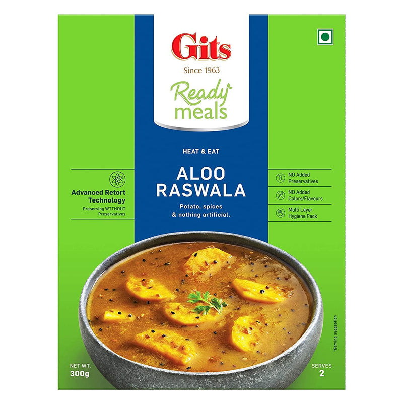 Gits - Aloo Raswala - (potato cubes in a spicy curry) - 300g - Jalpur Millers Online