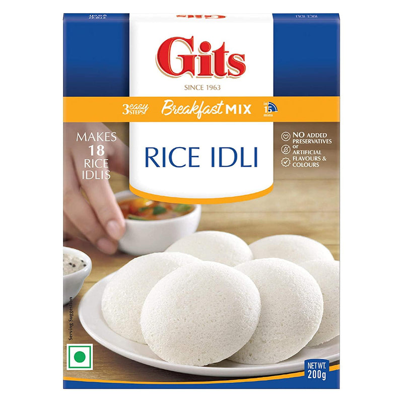 Gits  - Rice Idli - (ready to cook savoury rice cake dry mix) - 200g - Jalpur Millers Online