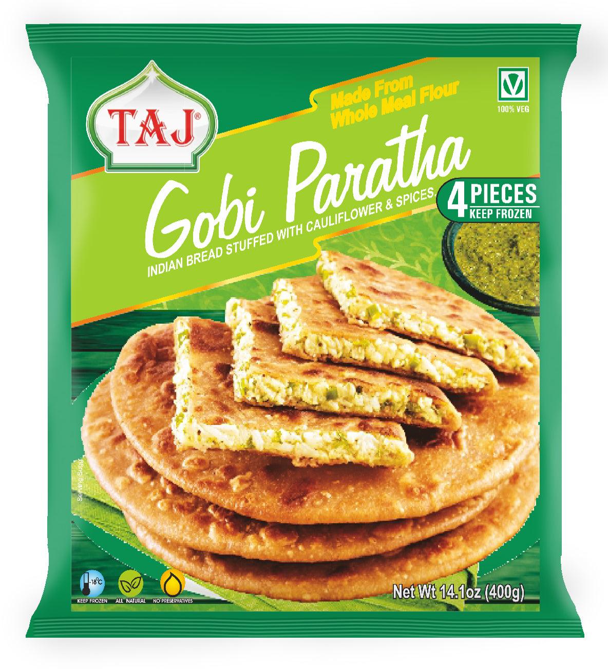 Taj - Frozen Gobi Paratha - (4pcs) - 400g - Jalpur Millers Online