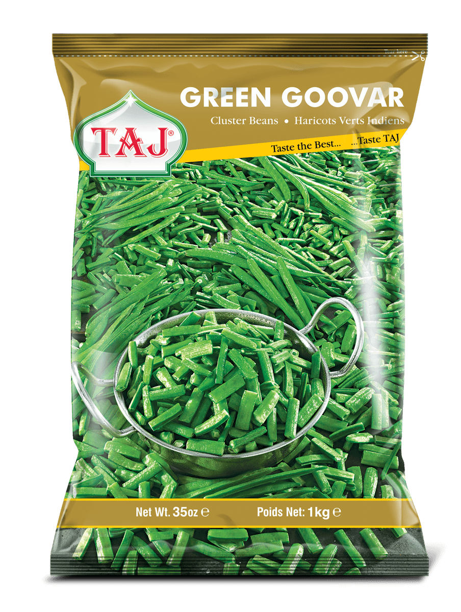 Taj - Frozen Goovar - (cluster beans) - 1kg - Jalpur Millers Online