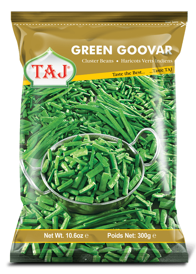 Taj - Frozen Goovar - (cluster beans) - 300g - Jalpur Millers Online