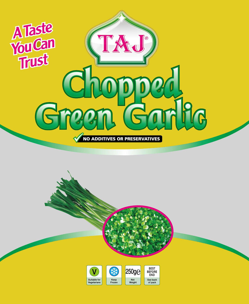 Taj - Frozen Chopped Green Garlic - 250g - Jalpur Millers Online