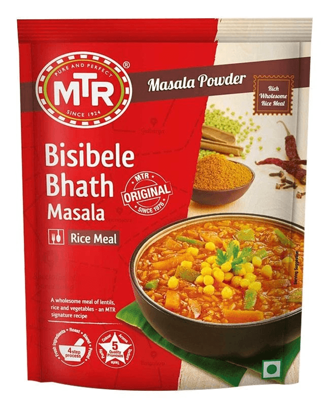 MTR - Bisibele Bhath Masala - (spice mix for rice) - 100g - Jalpur Millers Online