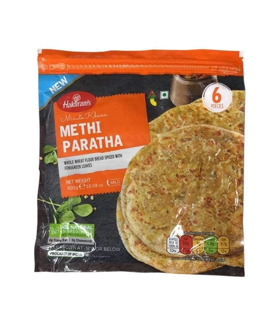 Haldirams - Frozen Methi Paratha - (6pcs) - 300g - Jalpur Millers Online