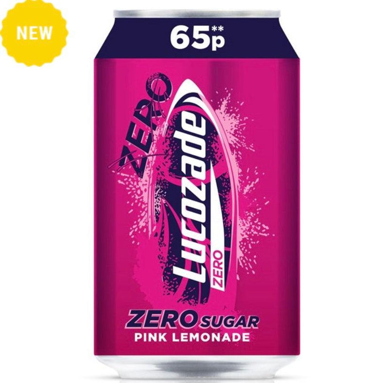 Lucozade - Pink Lemonade Zero Sugar - 330ml - Jalpur Millers Online