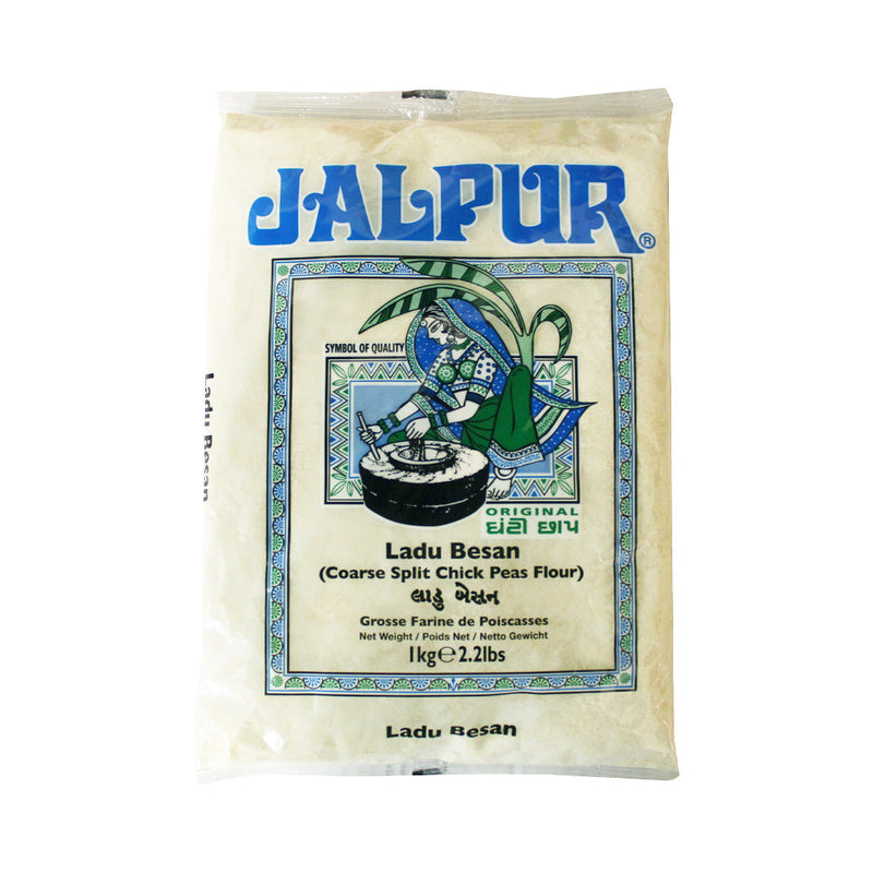 Jalpur Coarse Split Chickpea Flour (Ladu Besan)