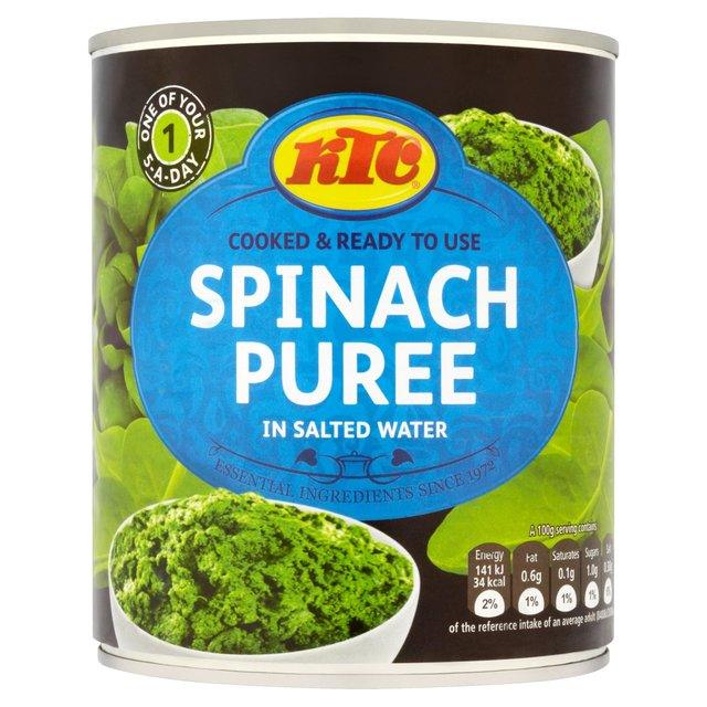 KTC - Spinach Puree - (in salted water) - 795g - Jalpur Millers Online