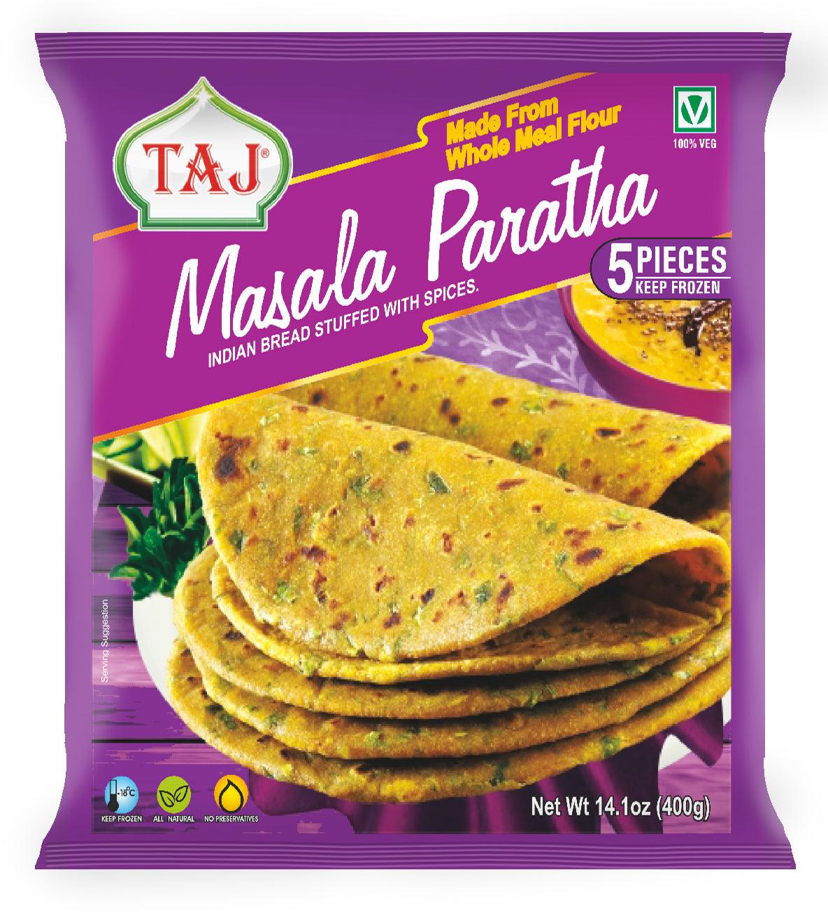 Taj - Frozen Masala Paratha - (5pcs) - 400g - Jalpur Millers Online