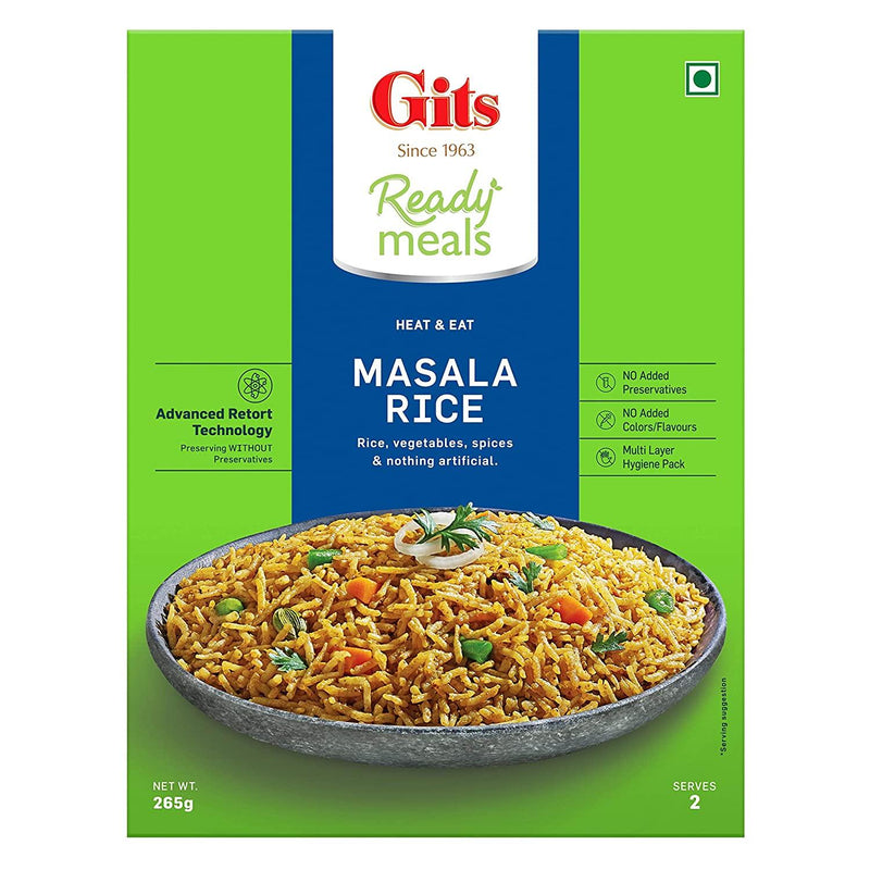 Gits - Masala Rice - (combination of rice cooked with enticing spices) - 265g - Jalpur Millers Online