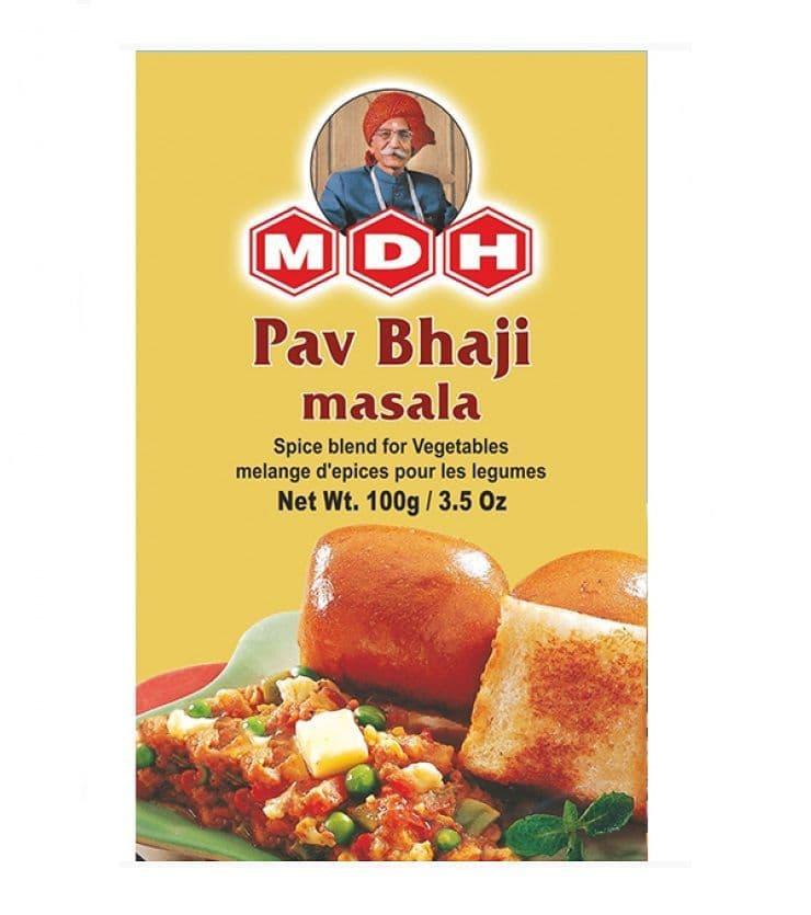 MDH - Pav Bhaji Masala - (spice blend for vegetables) - 100g - Jalpur Millers Online
