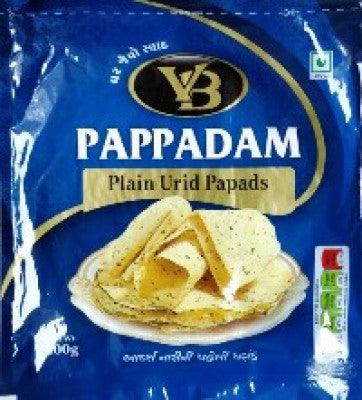 VB - Plain Urid Pappadam - 200g - Jalpur Millers Online