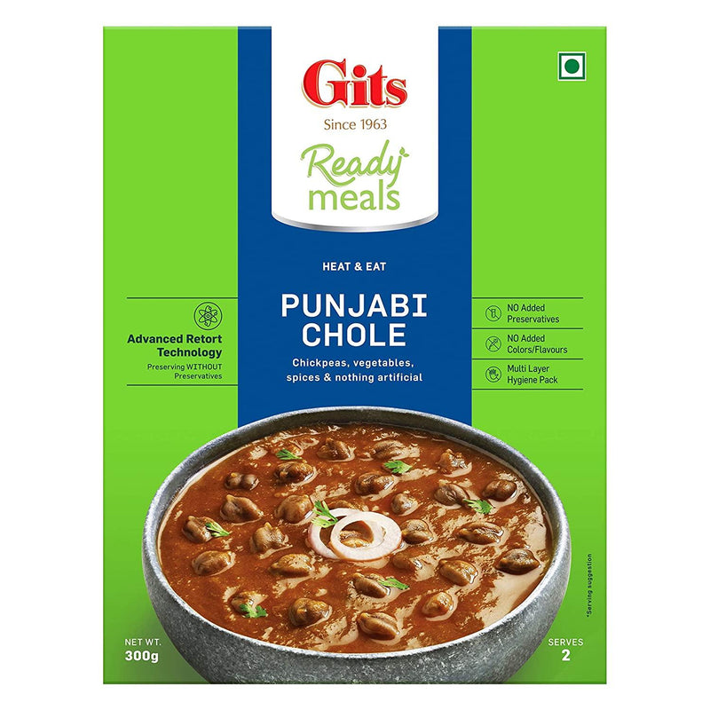 Gits - Punjabi Chhole - (curried chickpeas in richly spiced hot sauce) - 300g - Jalpur Millers Online