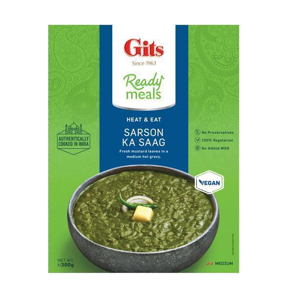 Gits - Sarso Ka Saag - (fresh mustard leaves in a medium hot gravy) - 300g - Jalpur Millers Online