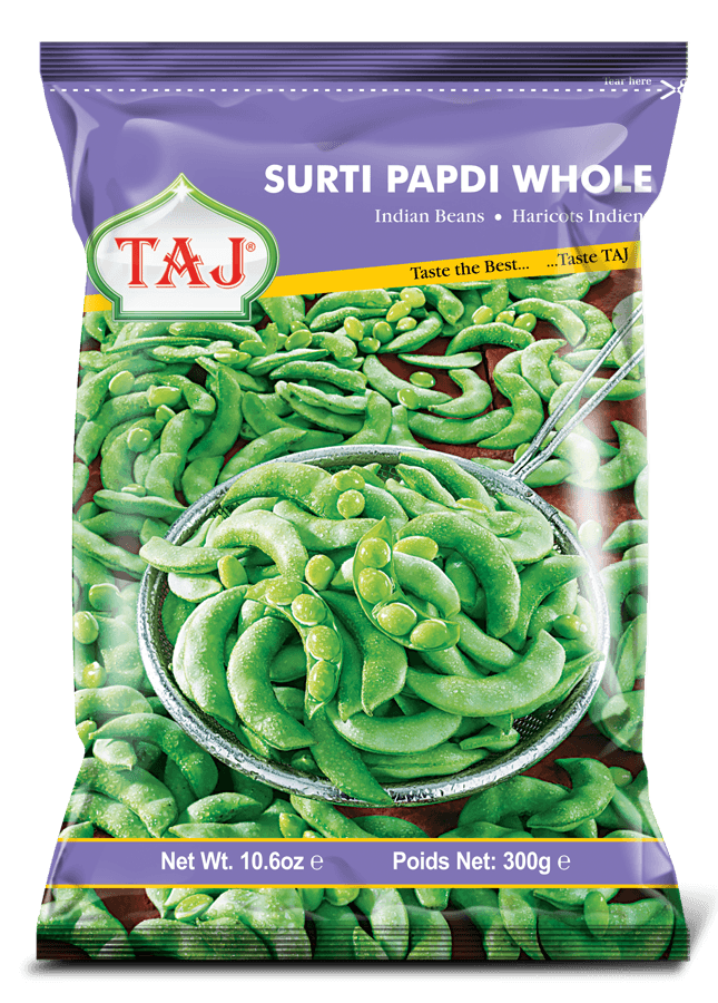 Taj - Frozen Surti Papdi Whole - (indian beans) - 300g