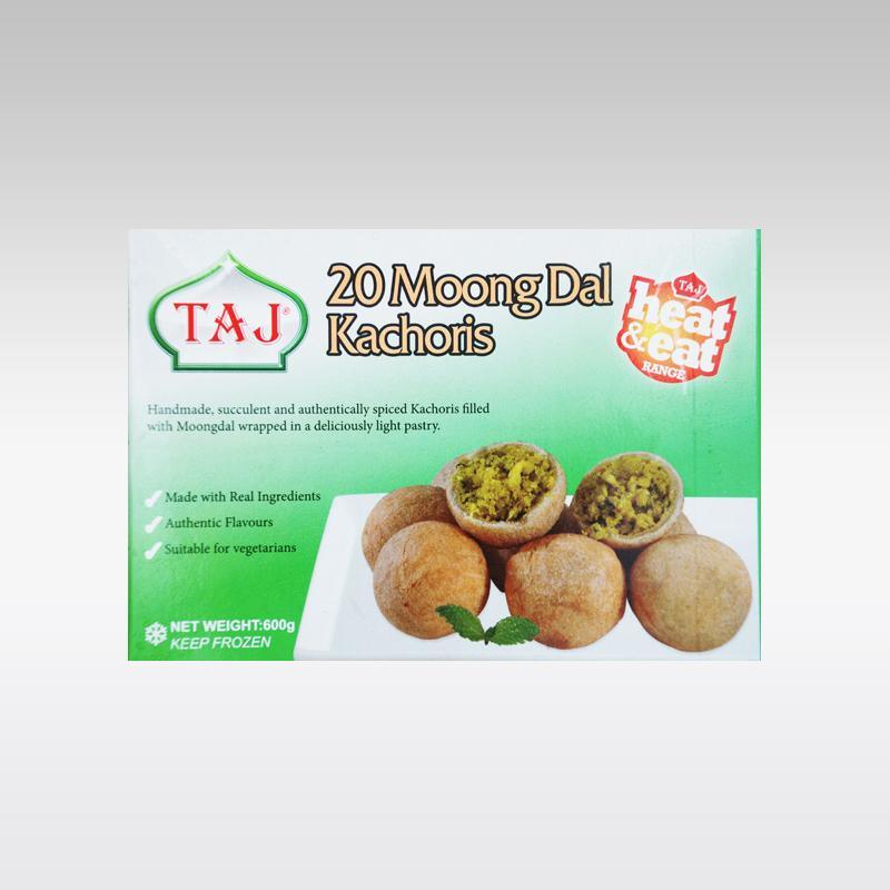 Taj - Frozen Moong Dall Kachori - (20pcs) - 600g - Jalpur Millers Online