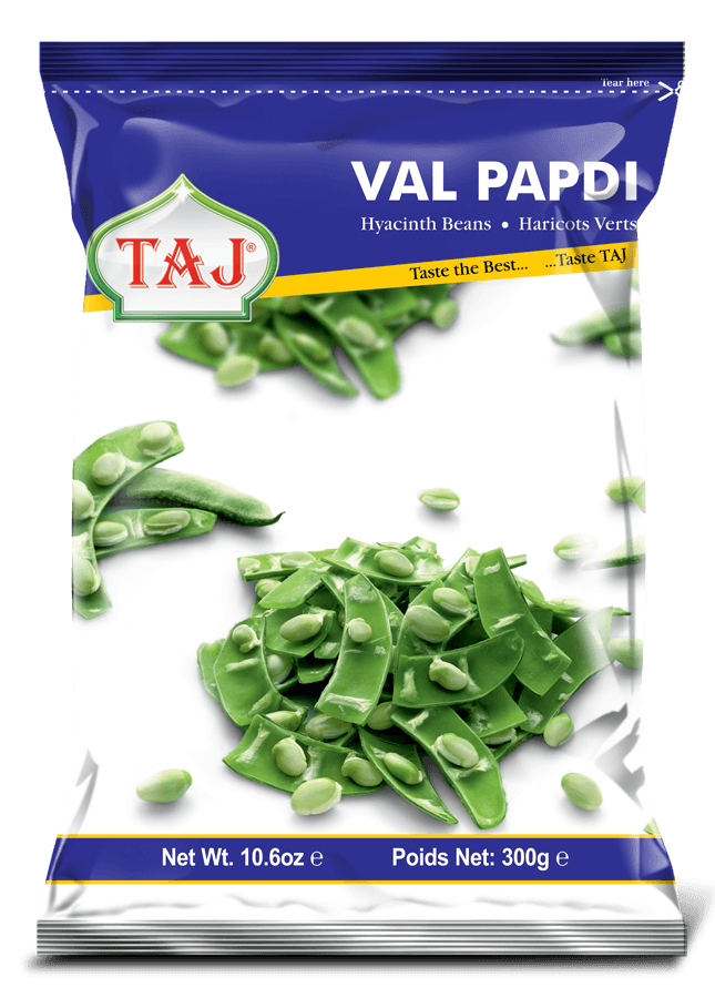Taj - Frozen Val Papdi - (hyacinth beans) - 300g - Jalpur Millers Online