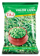 Taj - Frozen Valor Lilva - (indian beans) - 300g - Jalpur Millers Online